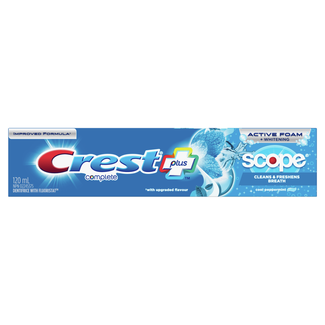 Crest Complete Whitening+Scope Peppermint (120ml) - Brandco Direct Inc