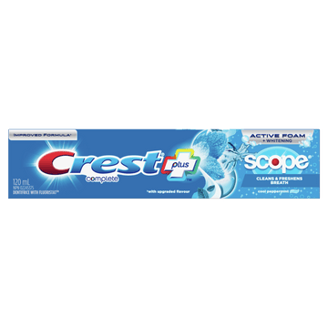 Crest Complete Whitening+Scope Peppermint (120ml) - Brandco Direct Inc