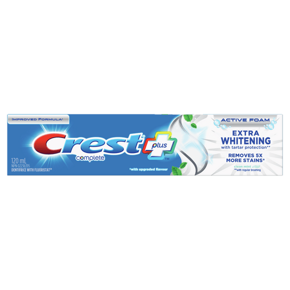 Crest Complete Whitening+Tartar Pro Clean Mint(120ml) - Brandco Direct Inc