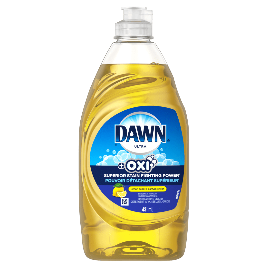 Dawn Ultra Oxi Lemon Scent Dishwashing(431ml) - Brandco Direct Inc