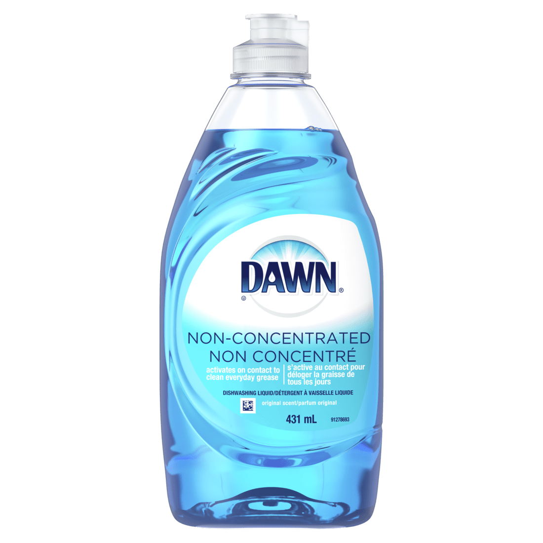 Dawn Non Concentrated dishwashing Liquid Laundry Detergent (431ml) - Brandco Direct Inc