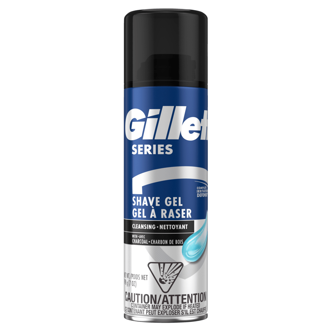 Gillette Series Shave Gel Charcoal (198g) - Brandco Direct Inc