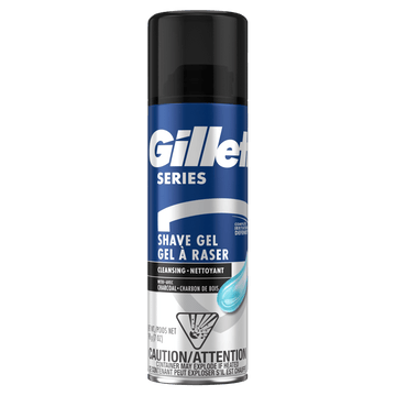 Gillette Series Shave Gel Charcoal (198g) - Brandco Direct Inc