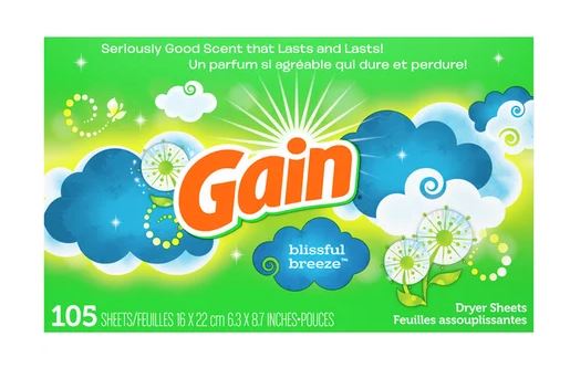 Gain Blissful Breeze Dryer Sheets (105s) - Brandco Direct Inc