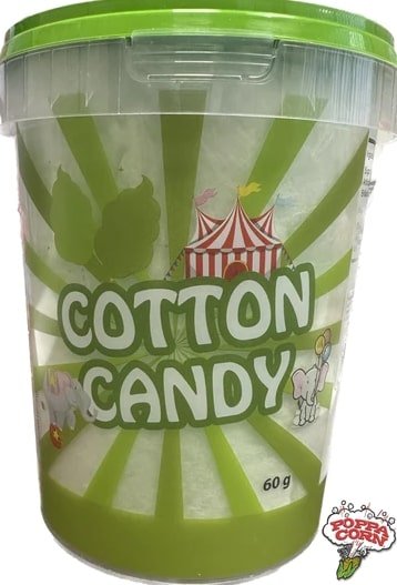 Lucky Elephant Cotton Candy Tub Green (60g) - Brandco Direct Inc