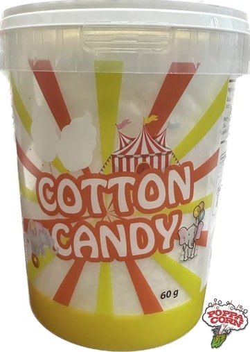 Lucky Elephant Cotton Candy Tub White (60g) - Brandco Direct Inc