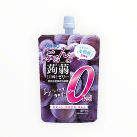 Orihiro Konjac Jelly 0kcal Grape Standng (130g) - Brandco Direct Inc