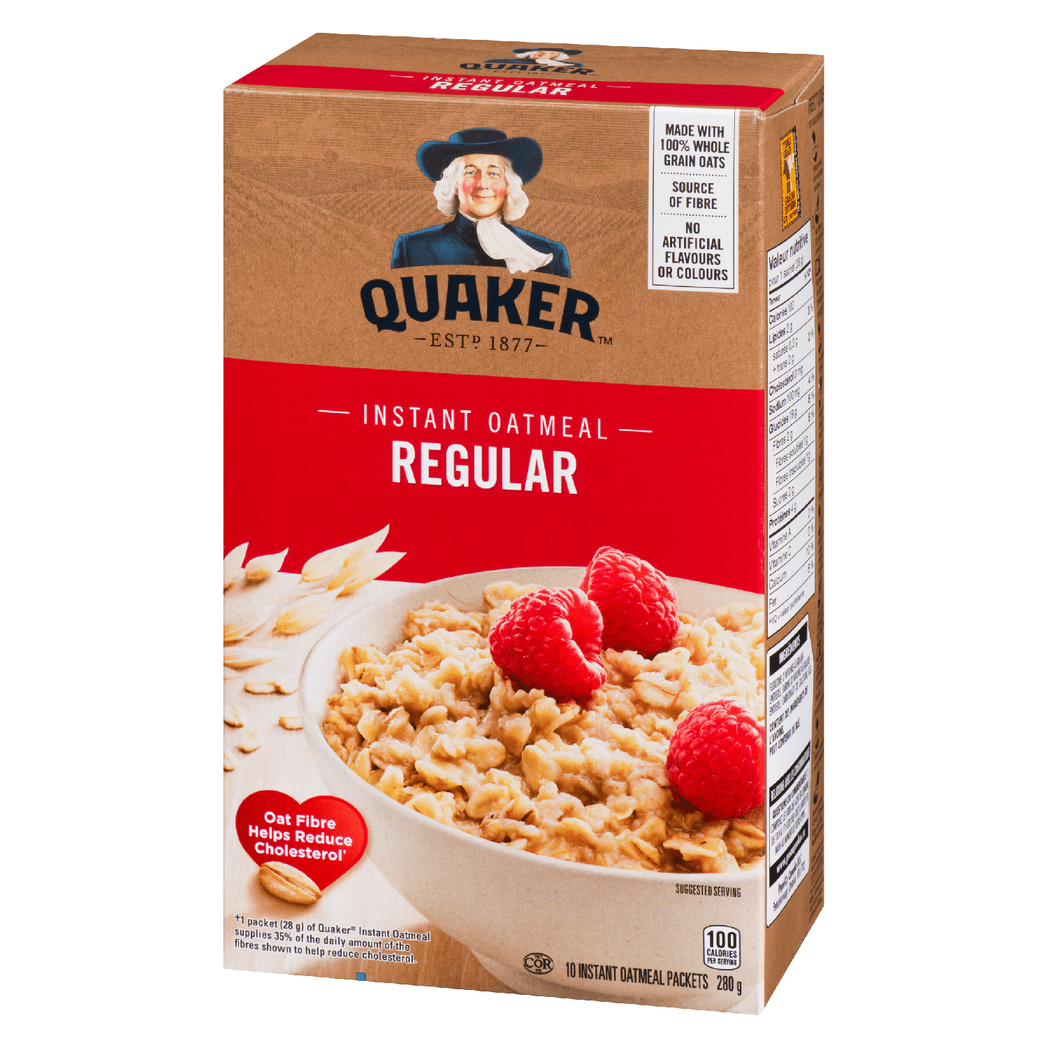 Quaker Instant Oatmeal Regular (280g) - Brandco Direct Inc