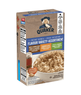 Quaker Instant Oatmeal Variety Pack 3 Flavor (314g) - Brandco Direct Inc