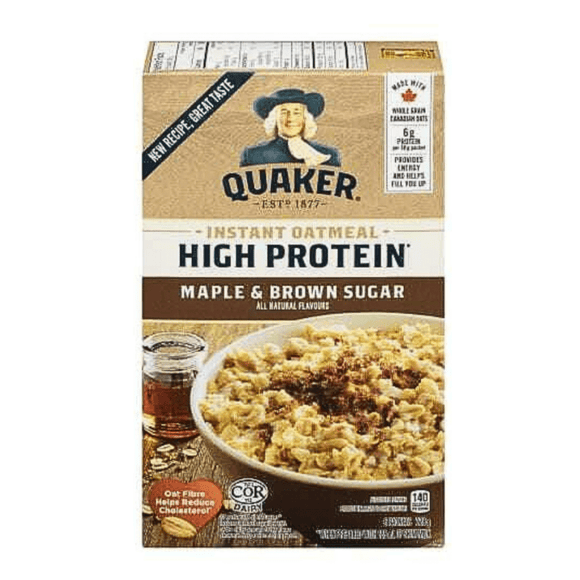 Quaker Instant Oatmeal HP Maple & Brow Sugar(228g) - Brandco Direct Inc