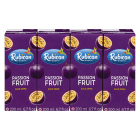 Rubicon Passion Fruit Juice Tetra(4x200ml) - Brandco Direct Inc