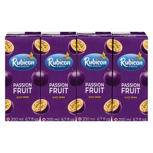 Rubicon Passion Fruit Juice Tetra(4x200ml) - Brandco Direct Inc