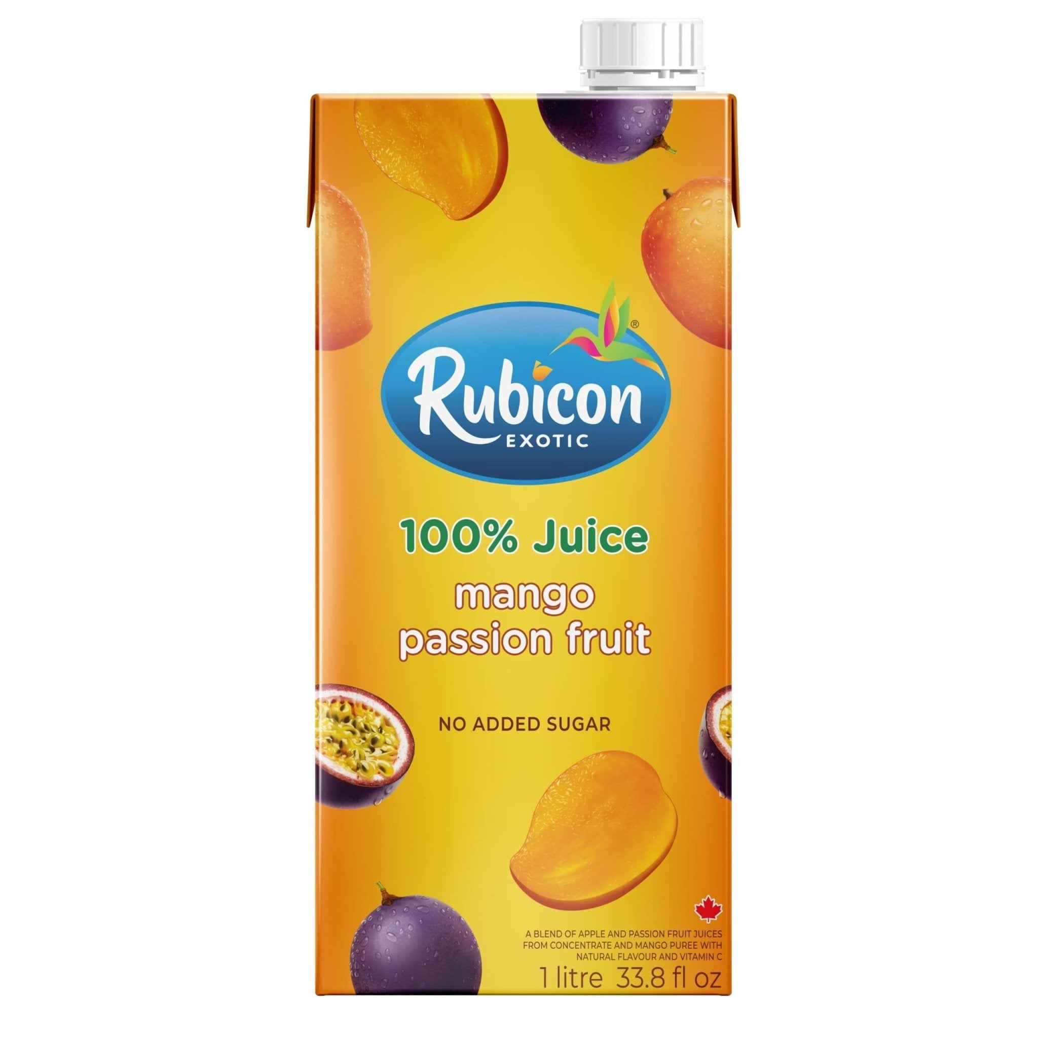 Rubicon Mango Passion Fruit 100% Juice (1L) - Brandco Direct Inc