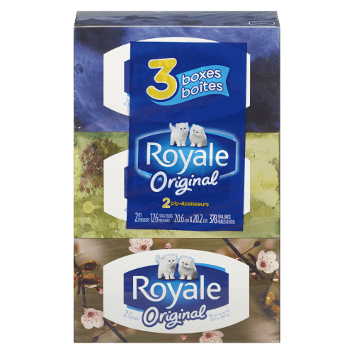 Royale Tissue 3Pack 2Ply 126 Sheets (126s) - Brandco Direct Inc