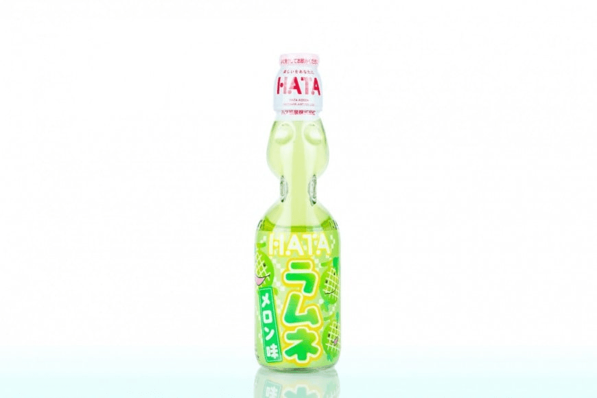 HATA Ramune Melon Flavor (Glass bottle) 200ml * 2 Bottle - Brandco Direct Inc