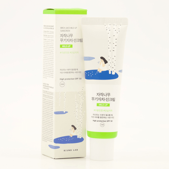 Round Lab SPF50 Birch Juice Mild Up Sunscreen 50ml - Brandco Direct Inc