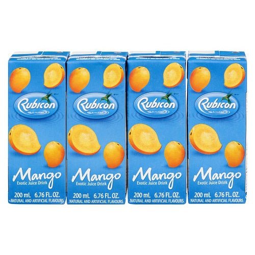 Rubicon Mango Juice Drink Tetra (4x200ml) - Brandco Direct Inc