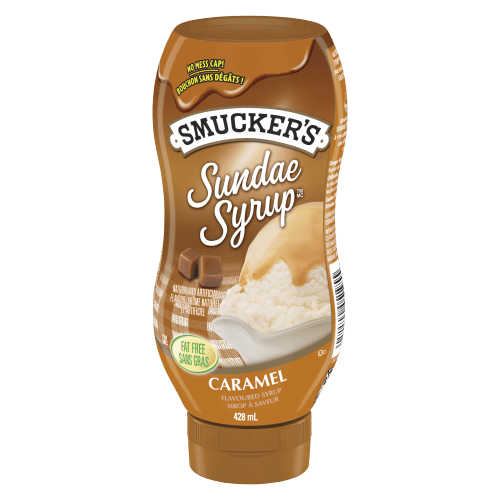 Smuckers Caramel Syrup Sundae (428ml) - Brandco Direct Inc