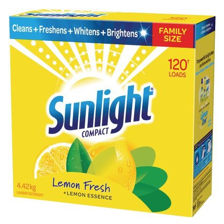 Sunlight Powder Lemon Fresh 120 Loads(4.42kg) - Brandco Direct Inc