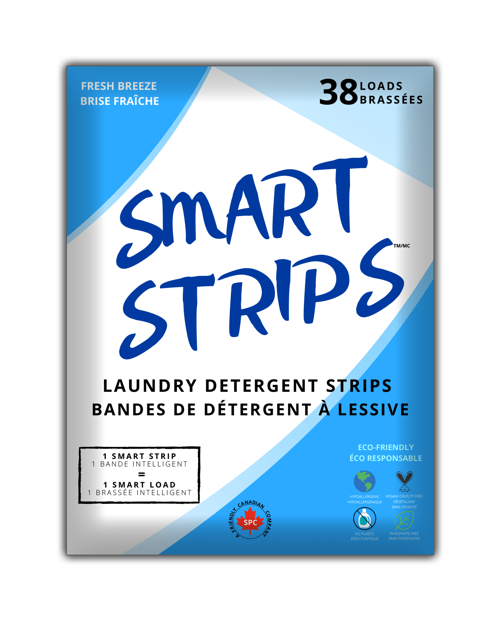 SPC Smart Strips Det Fresh Breeze(38Loads) - Brandco Direct Inc