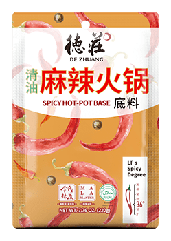 De Zhuang Spicy Hot Pot Base 36° (220g) - Brandco Direct Inc