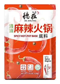 De Zhuang Spicy Hot Pot Base 52° (220g) - Brandco Direct Inc