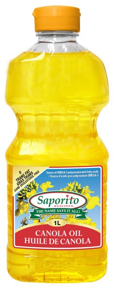 Saporito Canola Oil (1L) - Brandco Direct Inc