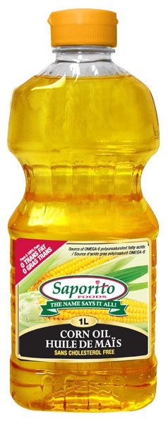 Saporito Corn Oil (1L) - Brandco Direct Inc