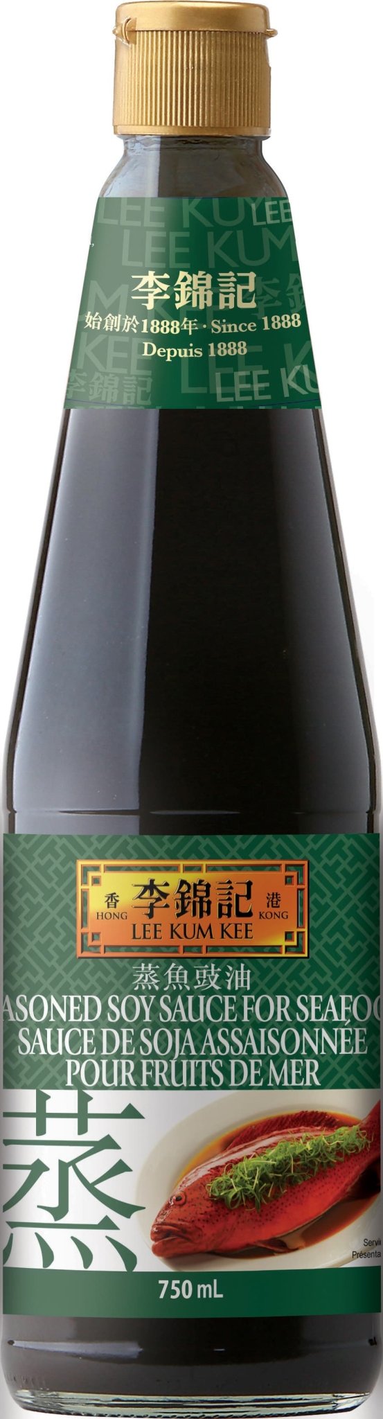 Lee Kum Kee Seasoned Soy Sauce for Seafood (750ml) - Brandco Direct Inc