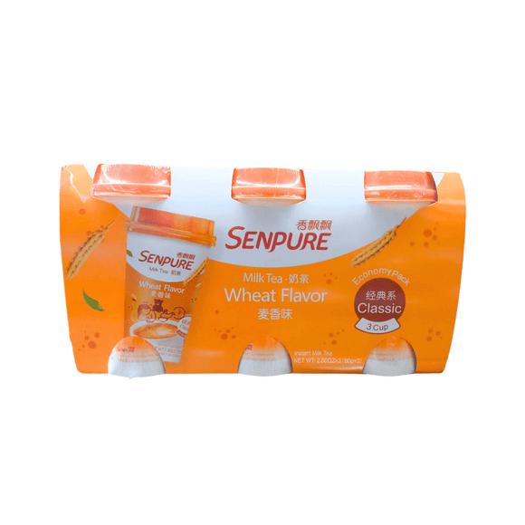 Senpure Milk Tea - Wheat Flavor (80g x 3) - Brandco Direct Inc