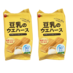 Bourbon Soybean Milk Wafer 16pcs * 2 pack - Brandco Direct Inc