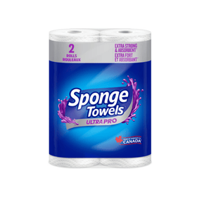 Sponge Towels Ultra Pro 2R 2Ply 55s (2 Rolls) - Brandco Direct Inc
