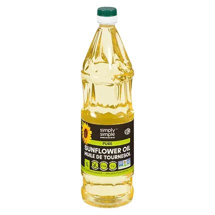 Simply Non GMO Pure Sunflower Oil 1L - Brandco Direct Inc