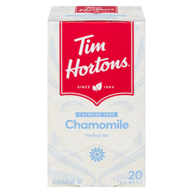 Tim Hortons Chamomile Tea Caffin Free 20ct (12.8g) - Brandco Direct Inc