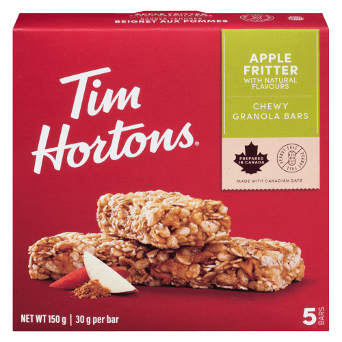 Tim Hortons Apple Fritter Granola Bar (5x30g) - Brandco Direct Inc