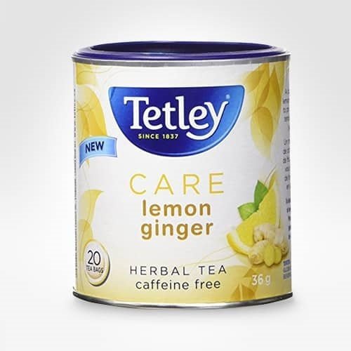 Tetley Care Lemon Ginger Tea Cafin Free 20's (36g) - Brandco Direct Inc