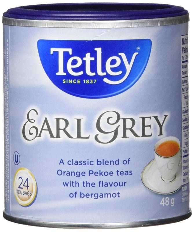 Tetley Earl Grey 24's (48g) - Brandco Direct Inc