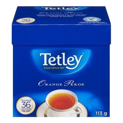 Tetley Orange Pekoe Tea 36's (113g) - Brandco Direct Inc