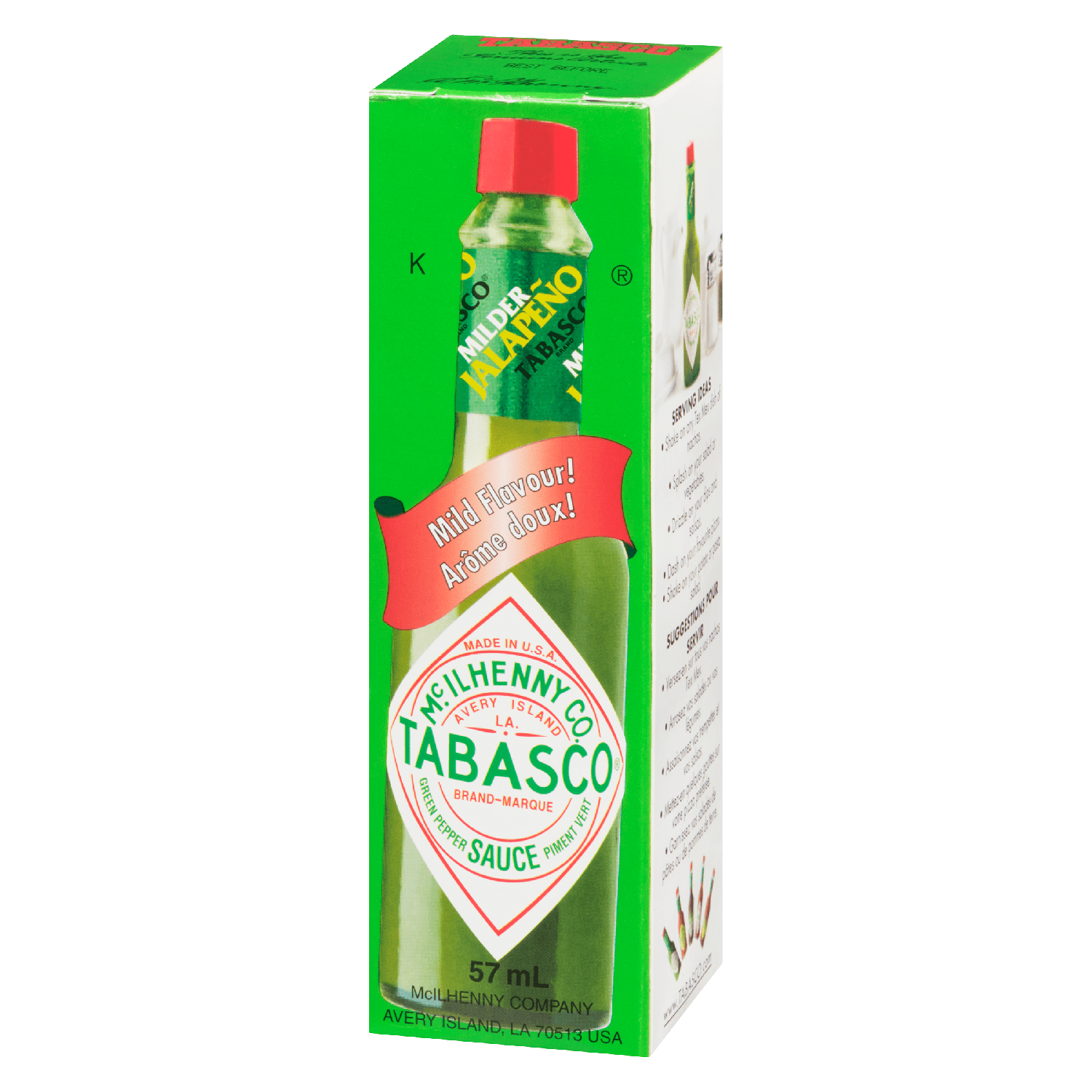 Tabasco Pepper Sauce - Green (57ml) - Brandco Direct Inc