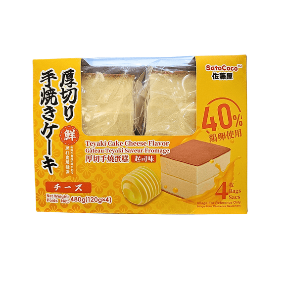 Teyaki Cake Original Flavor 480g (120g x 4) - Brandco Direct Inc