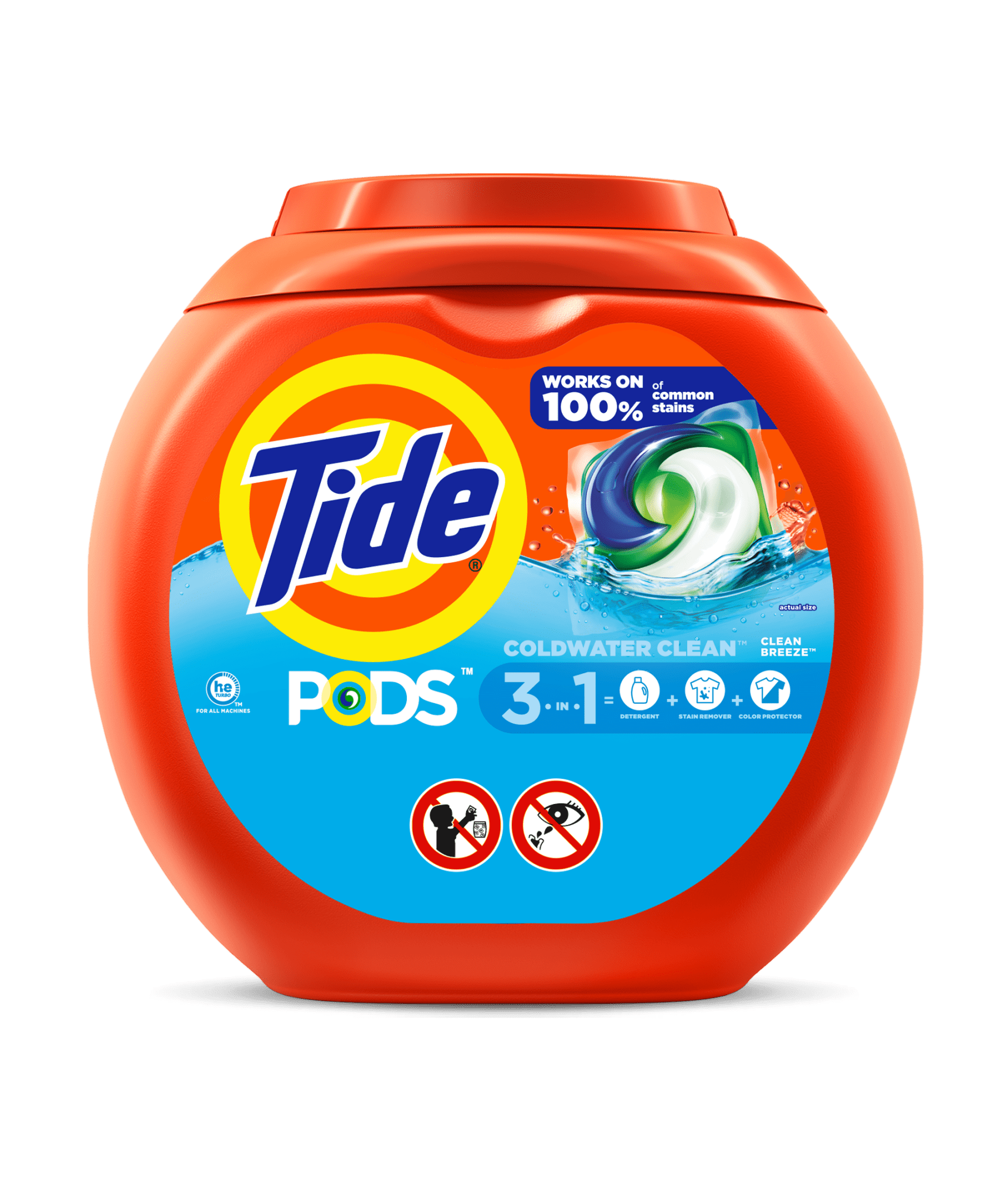 Tide Pods Detergent Clean Breeze 42ct (1.04Kg) - Brandco Direct Inc