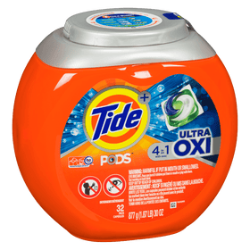 Tide Pods Ultra Oxi Deterge 4in1 32ct (952g) - Brandco Direct Inc