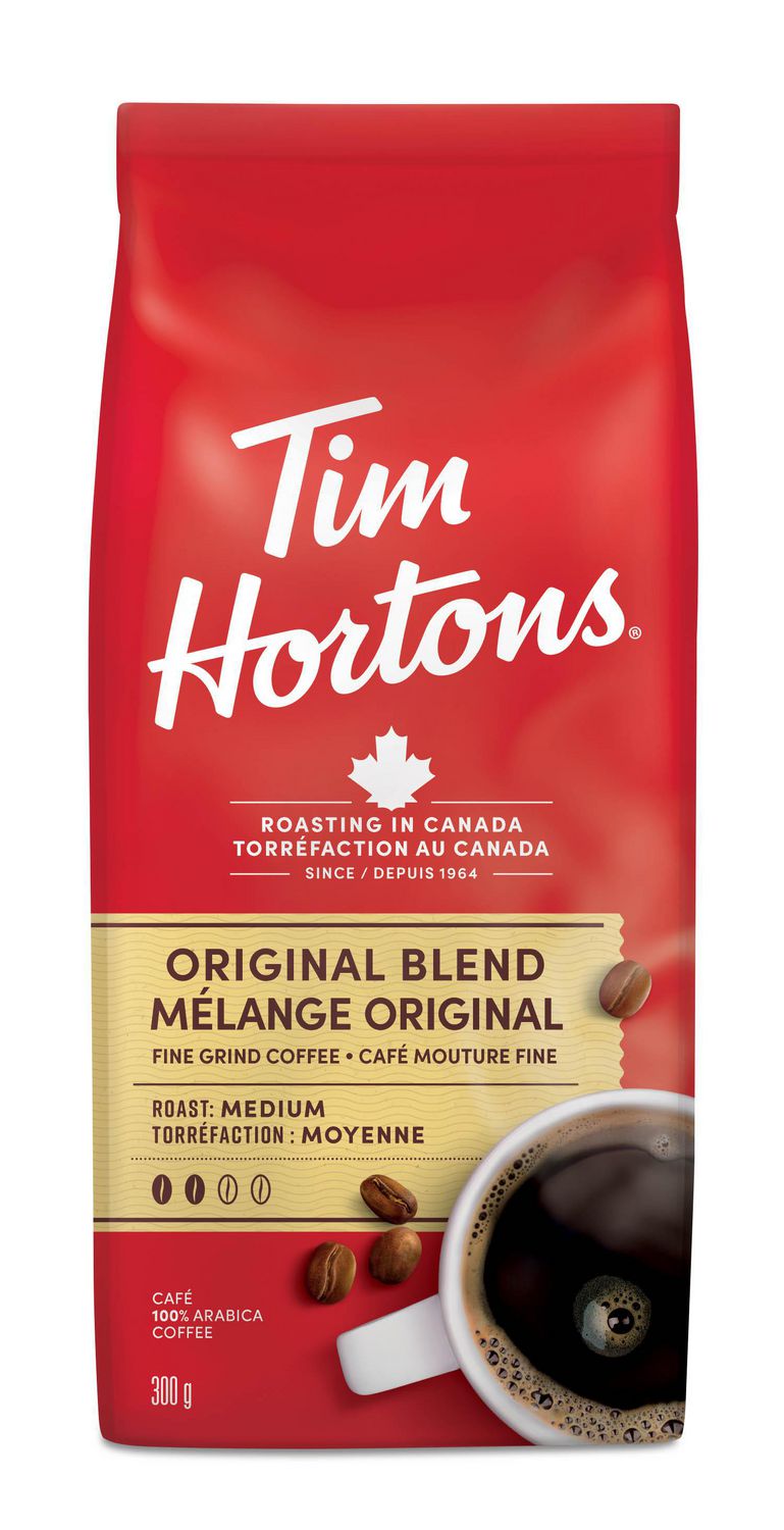 Tim Hortons Original Blend Fine Grind Coffee (300g) - Brandco Direct Inc