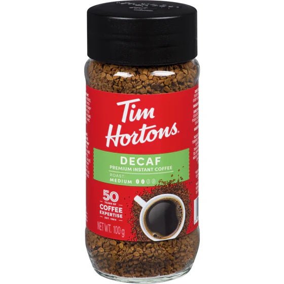 Tim Hortons Premium Instant Coffee Decaf (100g) - Brandco Direct Inc