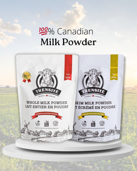 Trensité Skim Milk Powder 0.1% 500 g – 100% Canadian, Low - Fat - Brandco Direct Inc