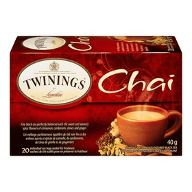Twinings Chai Tea 20s (40g) - Brandco Direct Inc
