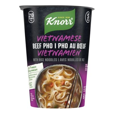 Knorr Vietnamese Beef Pho Rice Cup Noodles (60g) - Brandco Direct Inc