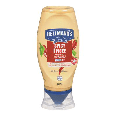 Hellmann's Spicy Sauce Mayonnaise (340ml) - Brandco Direct Inc