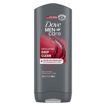 Dove Men Care Deep Clean Body&Face Wash (400ml) - Brandco Direct Inc