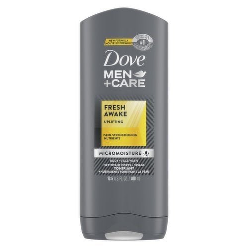 Dove Men Care Fresh Awake Body&Face Wash (400ml) - Brandco Direct Inc